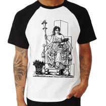 Camiseta Raglan Deusa Ceres - Foca na Moda