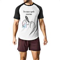 Camiseta Raglan Dia das maes Flork em casa a gente conversa Camiseta Raglan Dia das maes Flork em casa a gente conversa