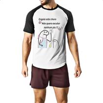Camiseta Raglan Dia das maes Flork Engole o choro