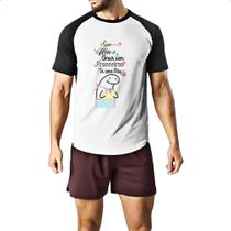 Camiseta Raglan Dia das maes Flork sem fronteiras