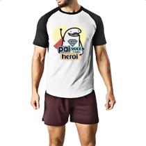 Camiseta Raglan Dia dos Pais Flork Heroi