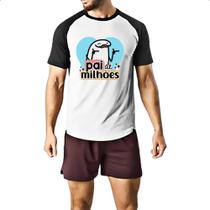 Camiseta Raglan Dia dos Pais Flork Milhoes