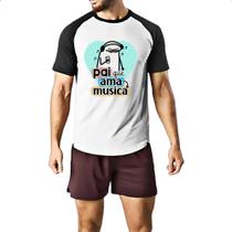 Camiseta Raglan Dia dos Pais Flork Musica