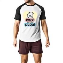 Camiseta Raglan Dia dos Pais Flork Papai
