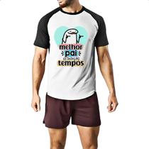Camiseta Raglan Dia dos Pais Flork Tempos