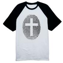 Camiseta Raglan Digital Cruz Catolica