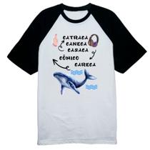 Camiseta Raglan Dorama Caneca Catraca Careca Camiseta Raglan Dorama Caneca Catraca Careca