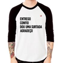 Camiseta Raglan Dou uma surtada Manga 3/4 - Foca na Moda