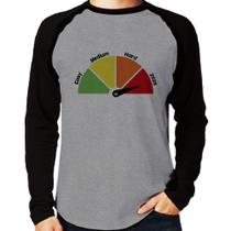 Camiseta Raglan Easy, Medium, Hard, 2020 Manga Longa - Foca na Moda
