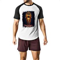Camiseta Raglan Empires and Puzzles Heroi Onatel Camiseta Raglan Empires and Puzzles Heroi Onatel