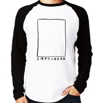 Camiseta Raglan Emptines Manga Longa - Foca na Moda