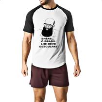 Camiseta Raglan Eneas o Brasil lhe deve desculpas