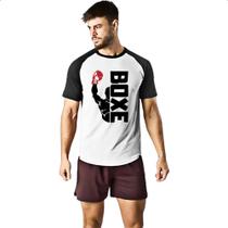 Camiseta Raglan Esporte boxe luva