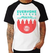 Camiseta Raglan Everyone Reserve Music - Foca na Moda Camiseta Raglan Everyone Reserve Music - Foca na Moda