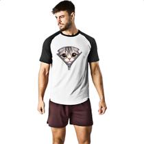 Camiseta Raglan Exotic Shorthair no ziper