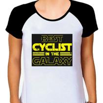 Camiseta Raglan Feminina Branca Bike Bicicleta Ciclista 07