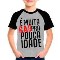 Camiseta Raglan Frases e Humor Engraçacas Cinza Preto01