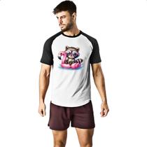 Camiseta Raglan Guaximin na boia