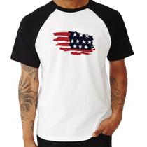 Camiseta Raglan Handrawn Flag - Foca na Moda