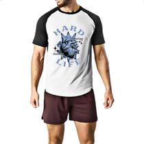 Camiseta Raglan Hard Life Camiseta Raglan Hard Life