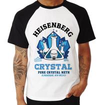 Camiseta Raglan Heisenberg Crystal - Foca na Moda