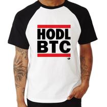Camiseta Raglan Hodl BTC - Foca na Moda Camiseta Raglan Hodl BTC - Foca na Moda