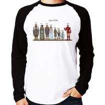 Camiseta Raglan House Stark Tony Stark Manga Longa - Foca na Moda