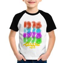 Camiseta Raglan Infantil 1978 Classics - Foca na Moda