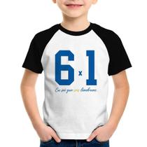 Camiseta Raglan Infantil 6x1 Eu sei que seis lembram - Foca na Moda