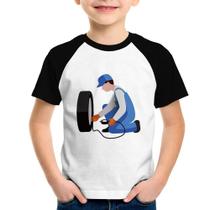 Camiseta Raglan Infantil Borracharia - Foca na Moda