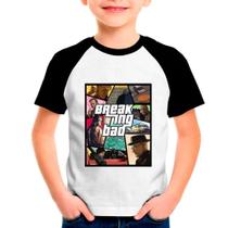 Camiseta Raglan Infantil Breaking Bad 02