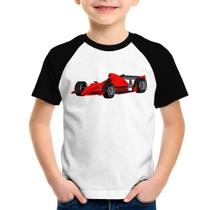Camiseta Raglan Infantil Carro de Corrida - Foca na Moda Camiseta Raglan Infantil Carro de Corrida - Foca na Moda