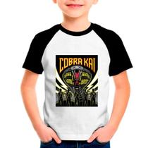 Camiseta Raglan Infantil Cobra Kai 07