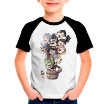 Camiseta Raglan Infantil Desenho Chaves 02 - DESIGN CAMISETAS