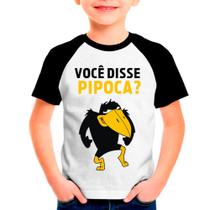 Camiseta Raglan Infantil Desenho Jubileu Pipoca Picapau 02