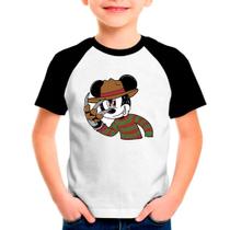 Camiseta Raglan Infantil Desenho Mickey 02