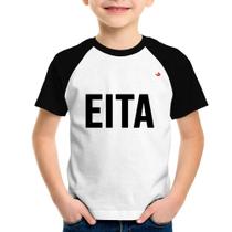 Camiseta Raglan Infantil Eita - Foca na Moda Camiseta Raglan Infantil Eita - Foca na Moda