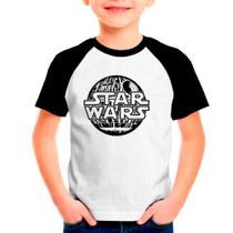 Camiseta Raglan Infantil Filme Star Wars 01