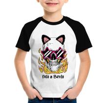 Camiseta Raglan Infantil Fofa & Bruta - Foca na Moda Camiseta Raglan Infantil Fofa & Bruta - Foca na Moda