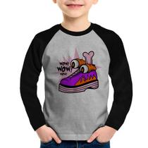 Camiseta Raglan Infantil Forever Cool Manga Longa - Foca na Moda