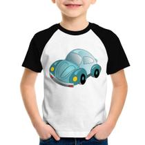 Camiseta Raglan Infantil Fusca Besouro - Foca na Moda