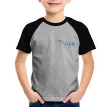 Camiseta Raglan Infantil Kali Linux - Foca na Moda Camiseta Raglan Infantil Kali Linux - Foca na Moda