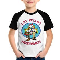 Camiseta Raglan Infantil Los Pollos Hermanos - Foca na Moda