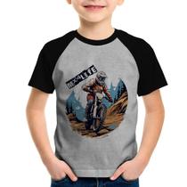 Camiseta Raglan Infantil MX4Life - Foca na Moda