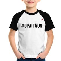 Camiseta Raglan Infantil O Pai tá ON - Foca na Moda Camiseta Raglan Infantil O Pai tá ON - Foca na Moda