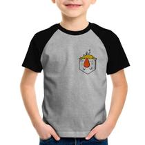 Camiseta Raglan Infantil Pocket Bug - Foca na Moda