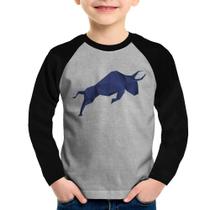 Camiseta Raglan Infantil Polymath Manga Longa - Foca na Moda