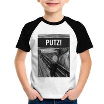 Camiseta Raglan Infantil PUTZ! - Foca na Moda