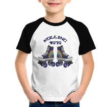 Camiseta Raglan Infantil Rolling 1979 - Foca na Moda