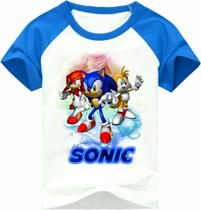 Camiseta Raglan infantil Sonic - Calor - Turma